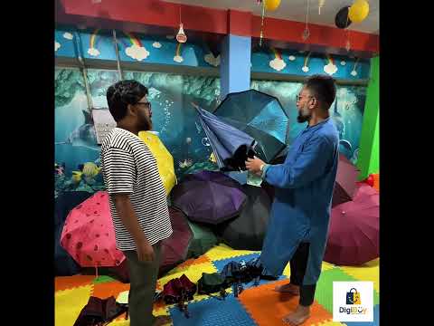 8(=8) Ribs Rahman Mukut Automatic Open Long Umbrella (4 Colour)