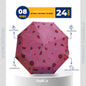 Moon Fruit Print Kid's 8(=24) Ribs  Auto Open and Close Umbrella (4 Colour)