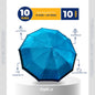 10(=10) Ribs VIP Rahman Umbrella -Glossy Polyester Fabric (6 Colour)