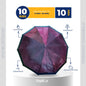 10(=10) Ribs VIP Rahman Umbrella -Glossy Polyester Fabric (6 Colour)