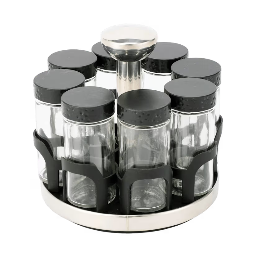 Masala Jar | Spice Jar Set Kitchen Organizer