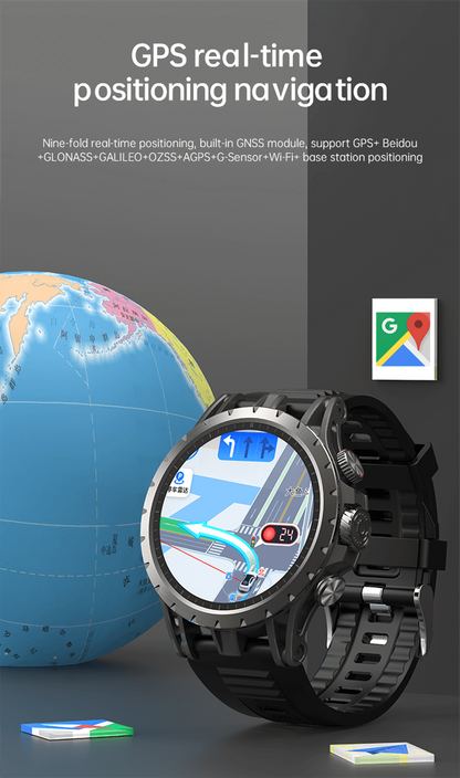 Valdus VG54 Pro 4G LTE SIM Android Smart Watch with AMOLED Display, Camera, GPS & Calling Support