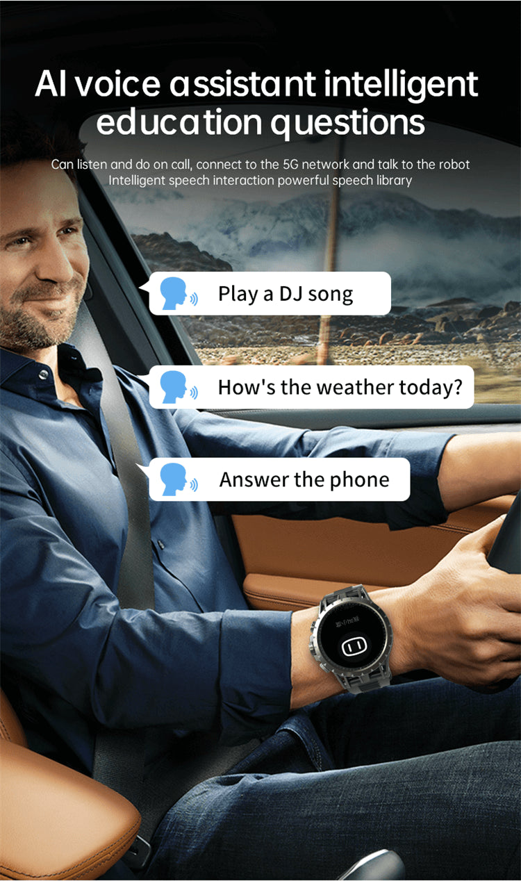 Valdus VG54 Pro 4G LTE SIM Android Smart Watch with AMOLED Display, Camera, GPS & Calling Support
