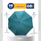 8(=8) Ribs Rahman Mukut Automatic Open Long Umbrella  (4 Colour)