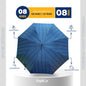 8(=8) Ribs Rahman Mukut Automatic Open Long Umbrella  (4 Colour)