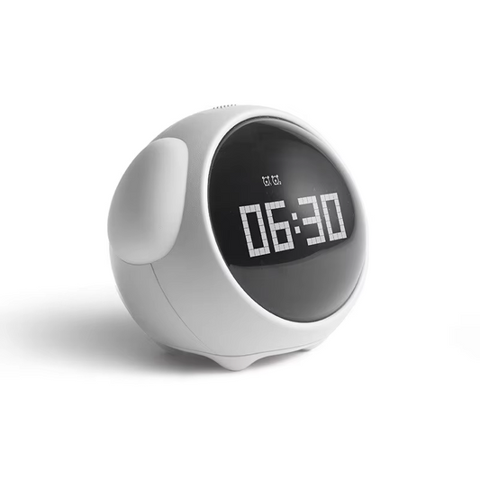 Xiaomi Cute Expression Multi Function LED Pixel Alarm Clock – WHITE