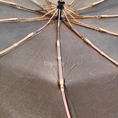 12(=60) Ribs Shankar Golden (Inner side) Color Auto Open & Close Umbrella (4 Color)